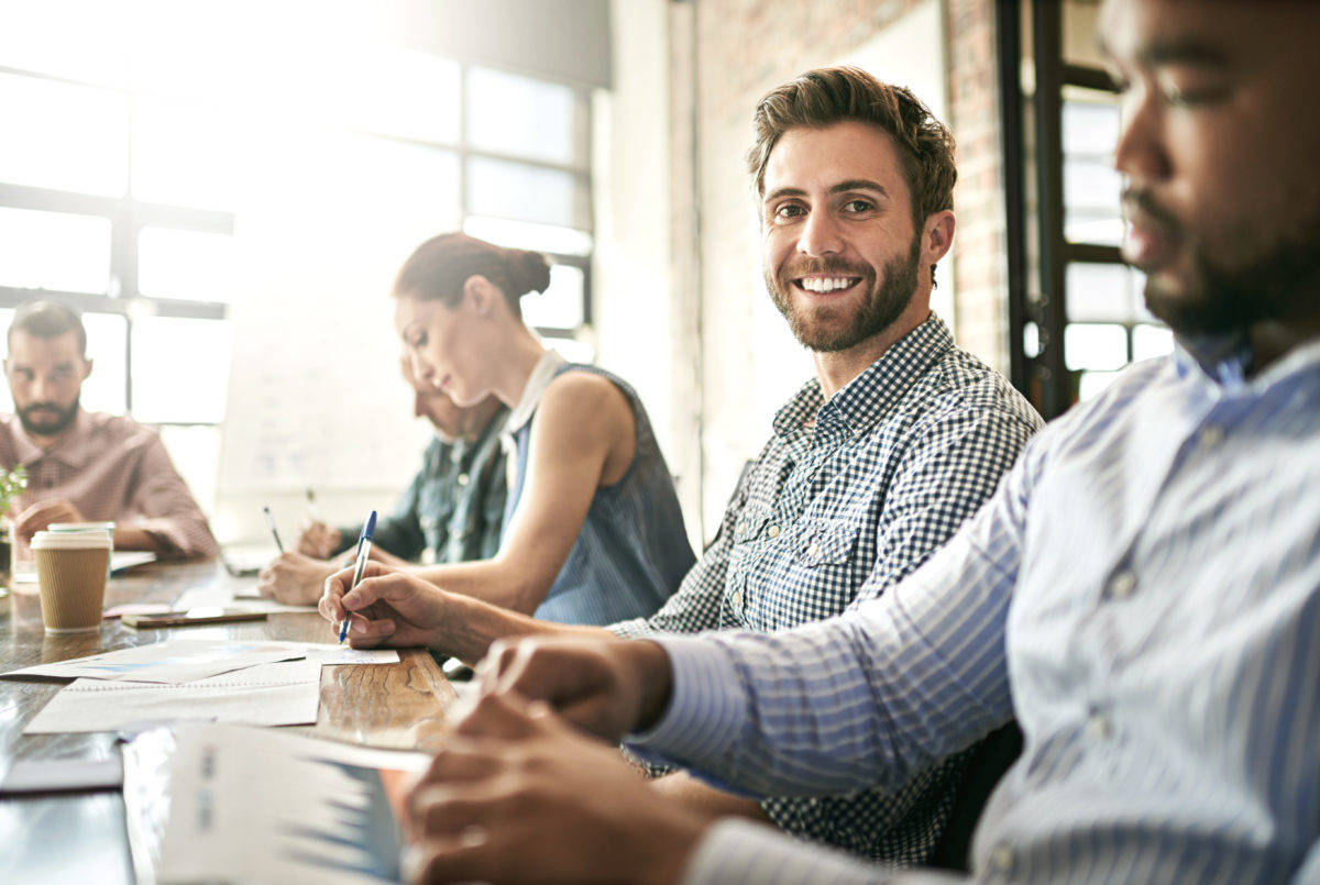 image of recruiting happy workers